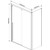 Душевое ограждение Vincea Lugano 150x80 см VSR-1L8015CLB-1 (стекло 8 мм), черный/прозрачное - фото 2