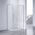 Душевое ограждение Vincea Slim-N 100х80 см VSR-4SN8010CL, хром/прозрачное - фото 