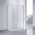 Душевое ограждение Vincea Slim-N 130х80 см VSR-4SN8013CL, хром/прозрачное - фото 