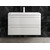 Тумба подвесная с раковиной Art&Max AM-Platino-900-2C-SO-BL-Cer 90 см, белый глянцевый - фото 
