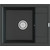 Кухонная мойка Point Римо 60 PN3010B, чёрный, Цвет производителя: чёрный - фото 