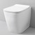Унитаз приставной безободковый ArtCeram A16 ASV004 01 00 - фото 