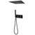 Душевая система для душа с термостатом Abber Daheim AF8255B, черный матовый - фото 