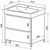 Тумба напольная с раковиной Azario Lotos 60/2 Н см, CS00081983 - фото, картинка 4 Тумба напольная с раковиной Azario Lotos 60/2 Н см, CS00081983 - фото 4