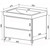 Тумба напольная с раковиной Azario Lotos 80/2 Н см CS00081987 - фото, картинка 4 Тумба напольная с раковиной Azario Lotos 80/2 Н см CS00081987 - фото 4