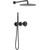 Душевая система для душа с термостатом Timo Saona SX-2359/03SM, черный матовый - фото 