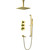 Душевая система для ванны с термостатом Timo Selene SX-2239/17SM, золото матовое - фото 