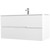 Тумба подвесная с раковиной Cezares DUET-1000-2C-SO-BL 100 см, Bianco Lucido - фото 6