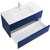 Тумба подвесная с раковиной Cezares DUET-1000-2C-SO-SPF-P 100 см, Sapfiro - фото 3