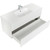 Тумба подвесная с раковиной Cezares DUET-1200-2C-SO-BL 120 см, Bianco Lucido - фото 3