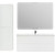 Тумба подвесная с раковиной Cezares DUET-1200-2C-SO-BO 120 см, Bianco Opaco - фото 6