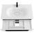Тумба подвесная с раковиной Cezares ECO-750-2C-SO-BO 75 см, Bianco Opaco - фото 7