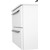 Тумба подвесная с раковиной Cezares ECO-CER-600-2C-SO-BO 60 см, Bianco Opaco - фото 9