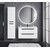Тумба подвесная с раковиной Cezares ECO-CER-800-2C-SO-BL 80 см, Bianco Lucido - фото 2