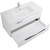 Тумба подвесная с раковиной Cezares ECO-CER-800-2C-SO-BL 80 см, Bianco Lucido - фото 4