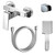 Смеситель для душа Azario Eddie AZ-WQY338207C, Цвет производителя: хром - фото 