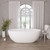 Ванна отдельностоящая Grossman Classic 170x87 см GR-2503M, белый матовый - фото 4