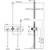 Душевая система для душа с термостатом Vincea VSFW-422T2GM, вороненая сталь - фото 11