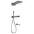 Душевая система для ванны с термостатом Abber Rund AF8753NG, никель - фото 