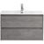 Тумба подвесная с раковиной BelBagno KRAFT 39-800/390-2C-SO-CG 80 см, Cemento Grigio - фото 