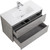 Тумба подвесная с раковиной BelBagno KRAFT 39-800/390-2C-SO-CG 80 см, Cemento Grigio - фото 7