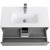 Тумба подвесная с раковиной BelBagno KRAFT 39-800/390-2C-SO-CG 80 см, Cemento Grigio - фото 9