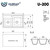 Кухонная мойка Ulgran U-200-307, терракот - фото 2