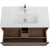 Тумба напольная с раковиной BelBagno KRAFT39-800/390-2C-PIA-RT 80 см, Rovere Tabacco - фото 5