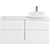 Тумба подвесная со столешницей BelBagno Etna 120 см ETNA-H60-600-2C-SO-BL-P+EK-120-AS-BL-R, Цвет фасада: Bianco Lucido - фото 