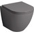 Унитаз подвесной безободковый Grossman GR-4455GMS с крышкой микролифт, серый матовый - фото, картинка  Унитаз подвесной безободковый Grossman GR-4455GMS с крышкой микролифт, серый матовый - фото
