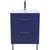 Тумба напольная с раковиной Iddis Oxford 60 см OXF60N0i95K, синий - фото 2