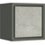 Шкаф подвесной Акватон Уэльс 30 см 1A267803WA6A0, графит/серый бетон - фото 
