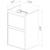 Тумба подвесная с раковиной Lemark Combi 45 см LM03C45T - фото 10