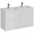 Тумба подвесная с раковиной Lemark Combi 125 см LM03C125T - фото 