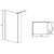 Душевая перегородка Loranto Walk-in 140 см CS-L801 140, хром/прозрачное - фото 3