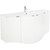 Тумба подвесная с раковиной Cezares Rialto 138 см 55170, Bianco opaco - фото 4