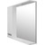 Зеркало-шкаф Стиль Дина 75 см L, белый - фото 4