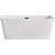 Ванна отдельностоящая Azario Lincoln LIN17080 170х80 см, Размер - мм: 1700х800 - фото 3