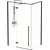 Душевое ограждение Sole Vog 120х90 см, чёрный/прозрачное - фото 2