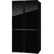 Холодильник Side by Side Hiberg RFQ-555DX NFGB inverter (чёрное мерцающее стекло) - фото 2