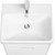 Тумба подвесная с раковиной Акватон Оливия 55 см 1A254201OL010, белый матовый - фото 3