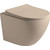 Унитаз подвесной безободковый Vincea Globo VT1-14SMC с тонкой крышкой микролифт, капучино матовый, Цвет производителя: бежевый - фото, картинка  Унитаз подвесной безободковый Vincea Globo VT1-14SMC с тонкой крышкой микролифт, капучино матовый, Цвет производителя: бежевый - фото