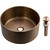 Раковина-чаша Fabia Profi 38 см 383812M (материал нержавеющая сталь) медь - фото 