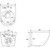 Унитаз подвесной безободковый Abber Bequem AC1102T с тонкой крышкой микролифт (Система смыва торнадо), Цвет производителя: белый - фото 11