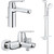 Набор смесителей 3 в 1 для ванны с коротким изливом Grohe Eurosmart Cosmopolitan 1000179 - фото 