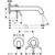 Смеситель для раковины настенный Hansgrohe Tecturis S 73351000 - фото 3
