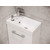 Тумба подвесная с раковиной Cersanit Lara 40 см A64179 (смеситель и дозатор в комплекте) белый - фото 7