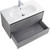 Тумба подвесная с раковиной BelBagno 100 см KRAFT-1000-2C-SO-CG (раковина BB1000ETL) Cemento Grigio - фото 4