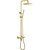 Душевая стойка с термостатом Boheme Uno 468-T-G, золото, Цвет производителя: золото - фото, картинка  Душевая стойка с термостатом Boheme Uno 468-T-G, золото, Цвет производителя: золото - фото