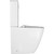 Унитаз-компакт безободковый Azario Mirada S AZ-1288A с тонкой крышкой микролифт, Цвет производителя: белый - фото 13